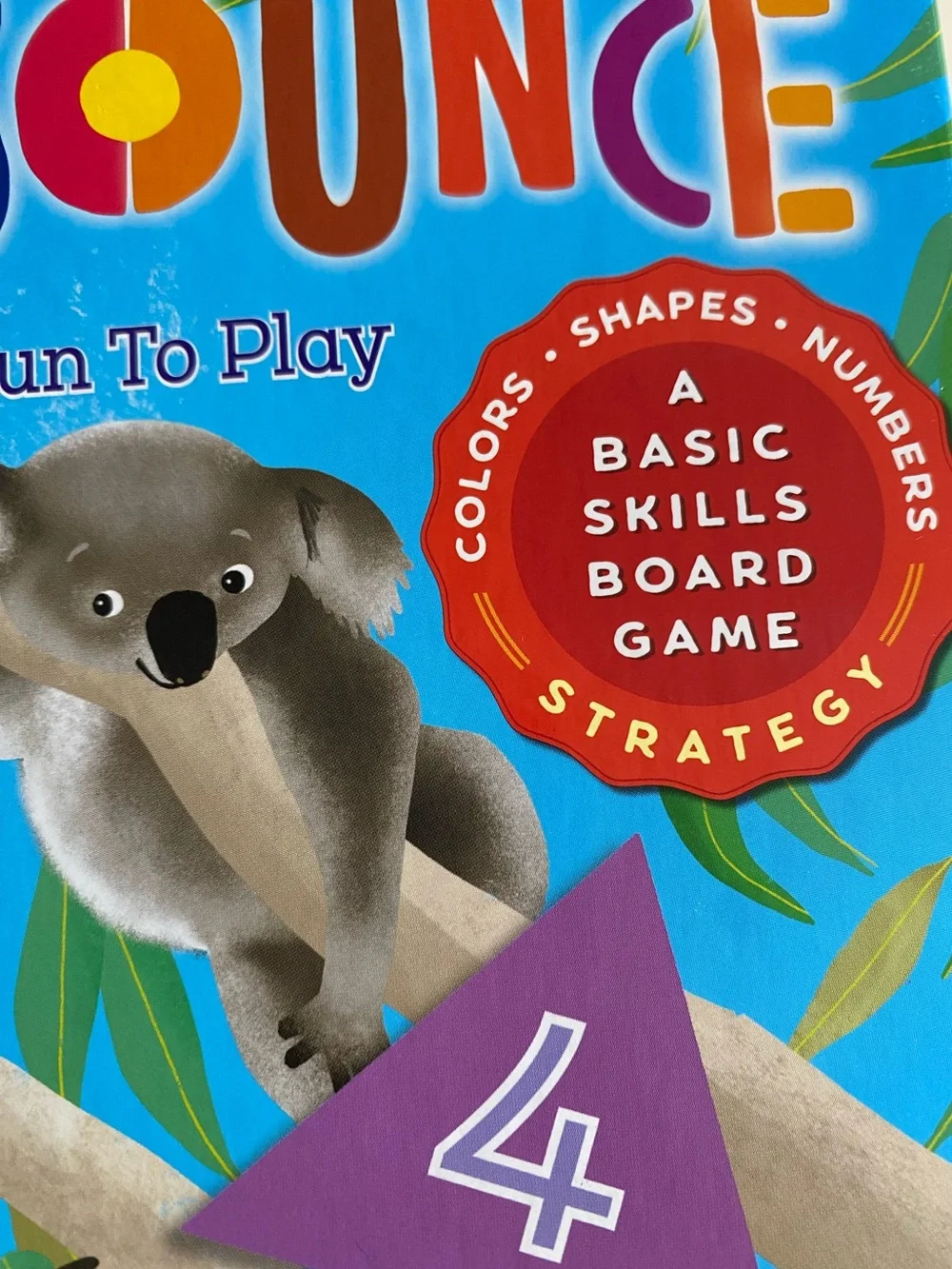 Koala Bounce Kids Board Game - Colorful Learning Game NEW